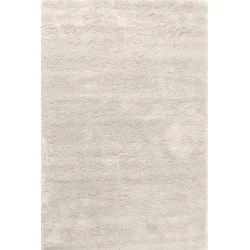 TAPIS GOLDY UNI BLANC 60X90cm