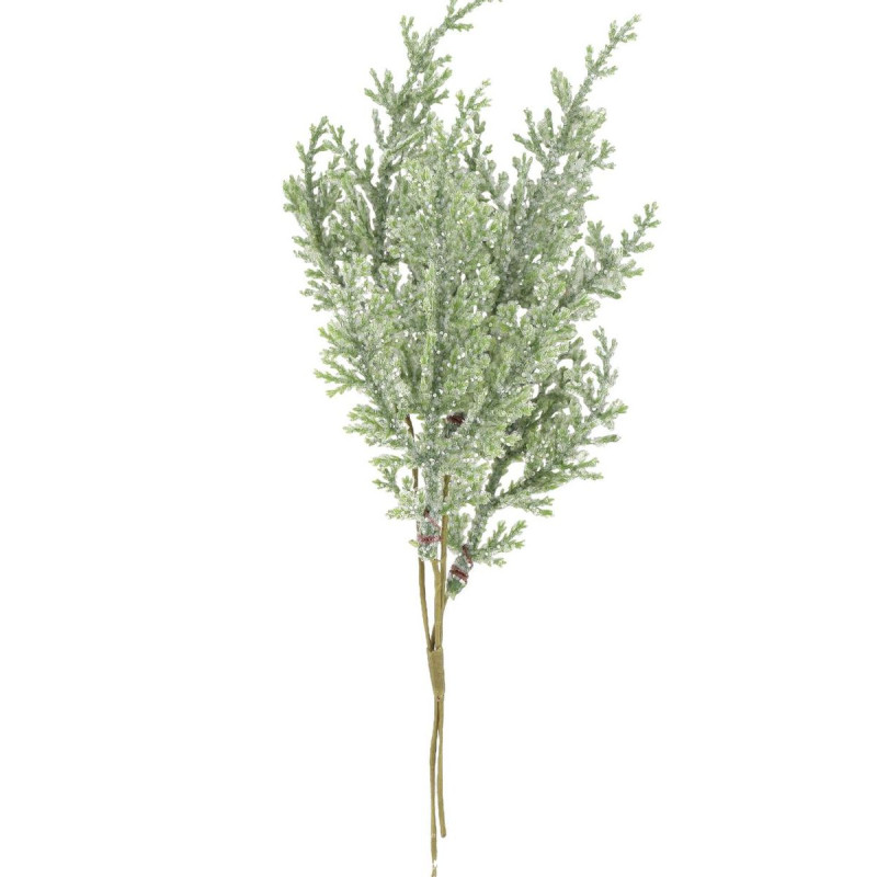 4 Branches de Sapin Givrées Vertes, Pail