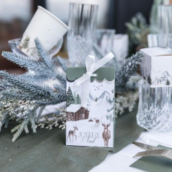 8 Sachets "Joyeux Noël" Neige Éternelle