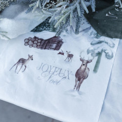 Chemin Tab "Joyeux Noël" Neige Éternelle
