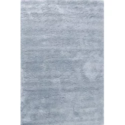 TAPIS GOLDY UNI BLEU 60X90cm