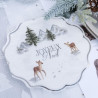 16 Serv "Joyeux Noël" Neige Éternelle Pa