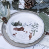 8 Assiettes "Joyeux Noël" Neige Éternell
