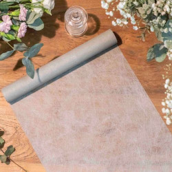 Chemin Tab TAUPE INTISSE LUXE 30CMX5M