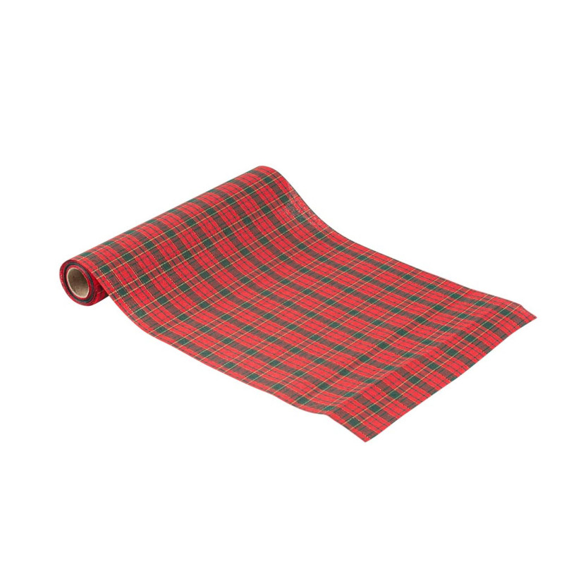 Chemin Tab Tartan Écossais Tissu Rouge,