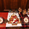 Chemin Tab Tartan Écossais Tissu Rouge,