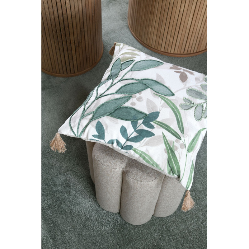 COUSSIN OMBRAGE VERT 40X40