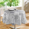NAPPE RONDEPERSANE GRIS D160 CM PVC