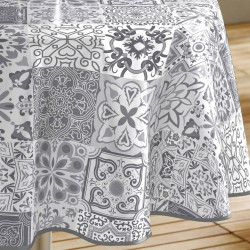 NAPPE RONDEPERSANE GRIS D160 CM PVC