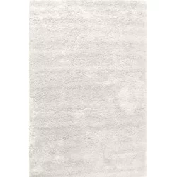 TAPIS GOLDY UNI BLANC 100X150