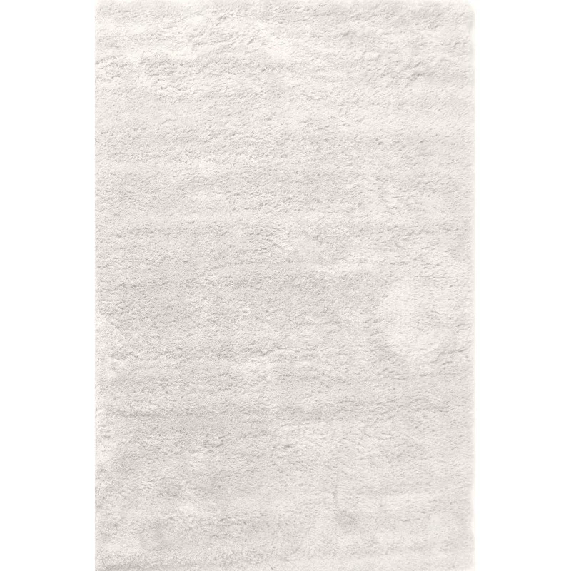 TAPIS GOLDY UNI BLANC 100X150
