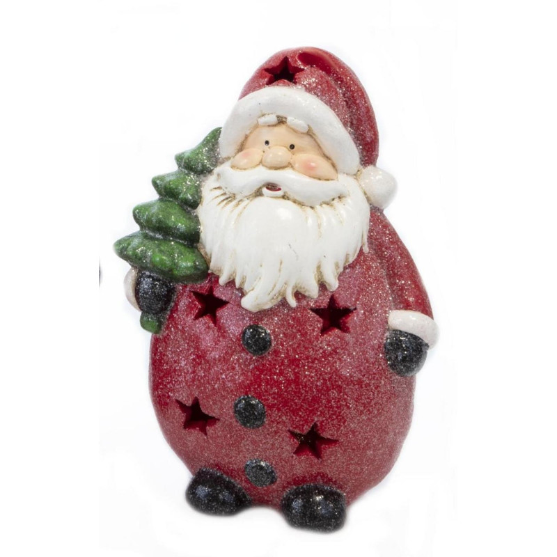FIG NOEL LED PERE N 14X10X26CM 2XLR44X1,