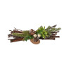 Ornement de Noël en branches décorées, 20cm