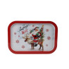 PLATEAU METAL 34X1,5X23CM JOYEUX NOEL