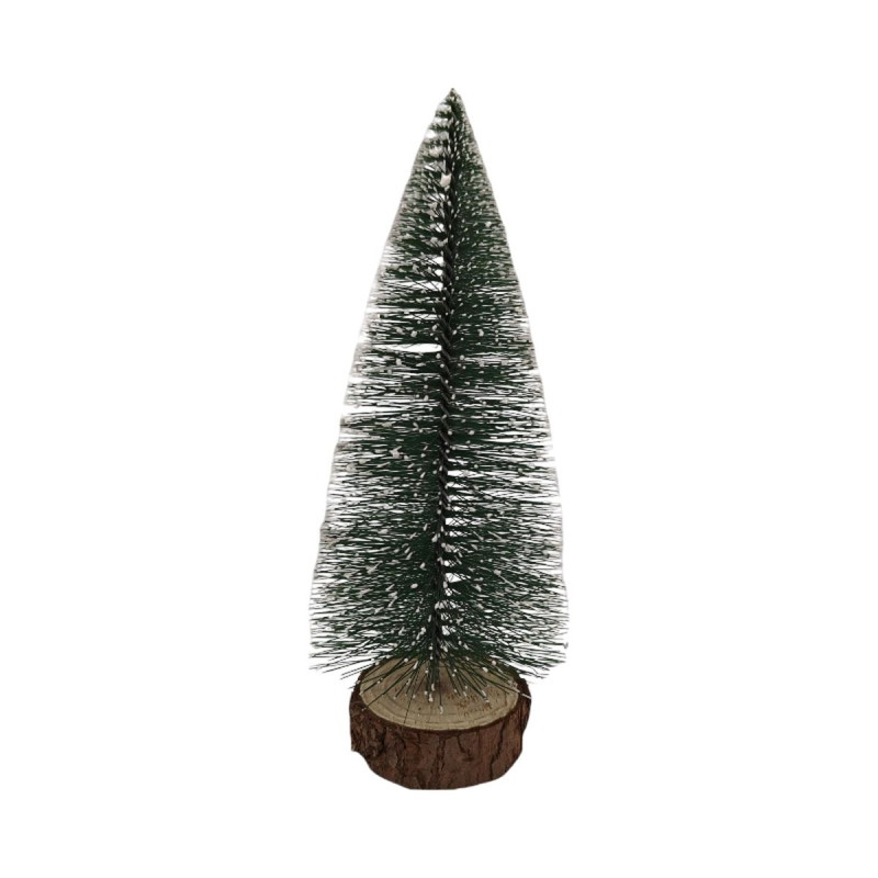 SAPIN A POSER VERT SOCLE EN BOIS H20CM SAPIN A POSER VERT SOCLE EN BOIS H20CM