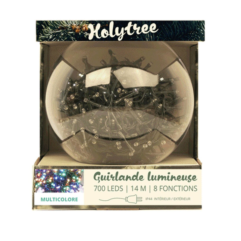 Guirlande Lumineuse LED 700 Lumières - 14 M - Multicolore Guirlande Lumineuse LED 700 Lumières - 14 M - Multicolore