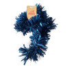Guirlande de Noël Bandes Métallisées Bleu Nuit Éclatant 10cm x 200cm