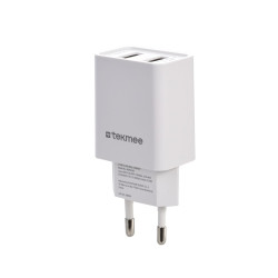 Prise Chargeur Mural Tekmee – Double Port USB 2.4A