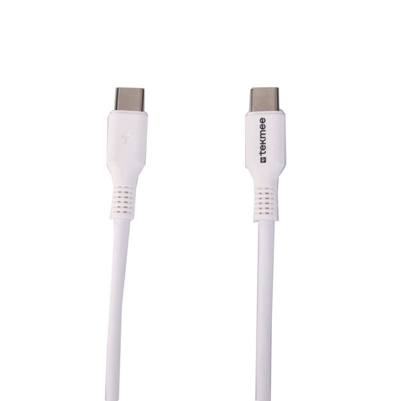 CABLE TEKMEE TYPE C TO TYPE C 60W 2,5M
