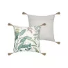 Coussin Décoratif "Ombragé Vert" avec Pompons - 40x40 cm Coussin Décoratif "Ombragé Vert" avec Pompons - 40x40 cm