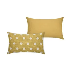 Coussin Rectangulaire "Betty" Moutarde - 30x50 cm