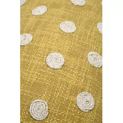 Coussin Rectangulaire "Betty" Moutarde - 30x50 cm