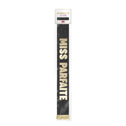 ECHARPE MISS PARFAITE DORE PAILLETTES