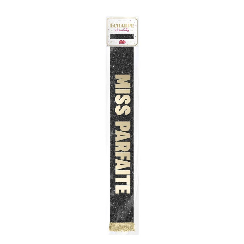 ECHARPE MISS PARFAITE DORE PAILLETTES ECHARPE MISS PARFAITE DORE PAILLETTES
