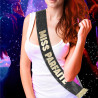 ECHARPE MISS PARFAITE DORE PAILLETTES