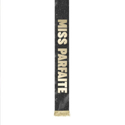 ECHARPE MISS PARFAITE DORE PAILLETTES