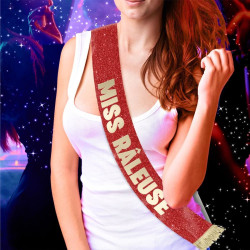 ECHARPE MISS RALEUSE DORE PAILLETTES