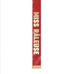 ECHARPE MISS RALEUSE DORE PAILLETTES
