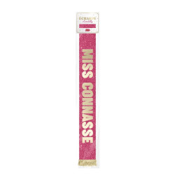ECHARPE MISS CONNASSE DORE PAILLETTES