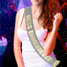 ECHARPE MISS EMMERDEUSE DORE PAILLETTES