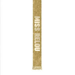 ECHARPE MISS RELOU DORE PAILLETTES