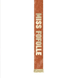 ECHARPE MISS FOFOLLE DORE PAILLETTES