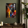 TOILE EFFET LAQUEE SINGE 40X60 TOILE EFFET LAQUEE SINGE 40X60