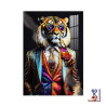 TOILE EFFET LAQUEE TIGRE 40X60