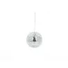 BOULE FACETTE DIAM 8CM POLYFOAM ARGENT
