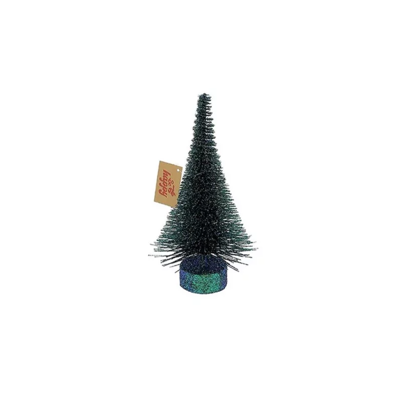 SAPIN BLEU PAILLETTES H25.5CM A POSER