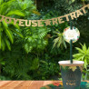Guirlande de Lettres 3 Mètres "Joyeuse Retraite" – Effet Métallisé Doré Guirlande de Lettres 3 Mètres "Joyeuse Retraite" – Effet Métallisé Doré