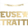 GUIRLANDE LETTRES "JOYEUSE R ETRAITE"