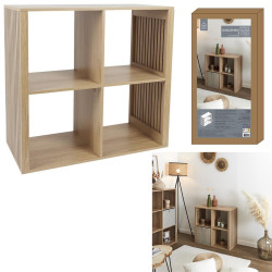 RANGEMENT MODULABLE 4 CASES KLAUS