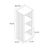 RANGEMENT MODULABLE 3 CASES KLAUS