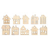 Embellissements maisons en bois 3cmx30pc