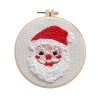 Kit punch needle Père Noël