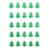Stickers sapins de l'Avent époxy 1,5 x 2