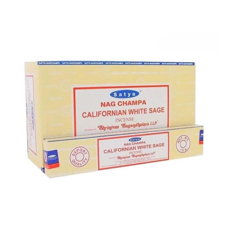 ENCENS SATYA SAUGE BLANCHE 12BAT-15G