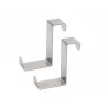 Lot de 2 Crochets de Porte Métal – Rangement Sans Perçage, Réversible Lot de 2 Crochets de Porte Métal – Rangement Sans Perçage, Réversible