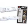 DOUBLE APPLIQUE LED+DETECTEUR